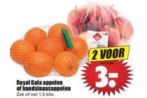royal gala appelen of handsinaasappelen
