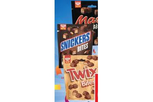mars snickers of twix bites