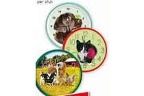 plenty gift klokken met dierenprint