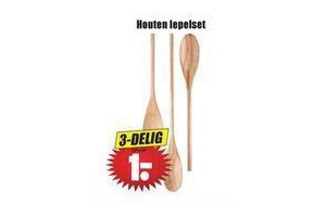houten lepelset