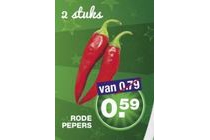 rode pepers