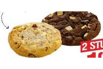 coop raspberry white of triple chocolate cookies