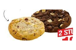 coop raspberry white of triple chocolate cookies