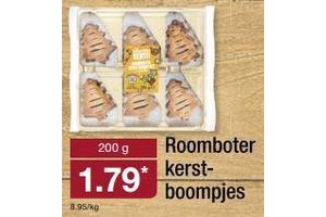 roomboter kerstboompjes