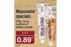 mayonaise specials