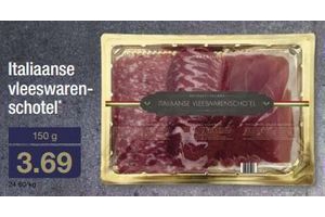 italiaanse vleeswarenschotel