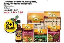 conimex boemboe wok paste curry woksaus of noedels