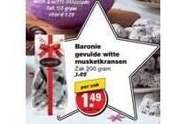 baronie gevulde witte musketkransen