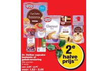 dr oetker cupcake basismix of gebakversiering