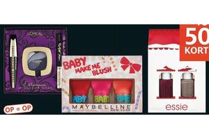 l oreal paris maybelline en essie cadeausets
