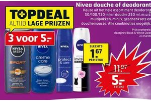 nivea douche of deodorant