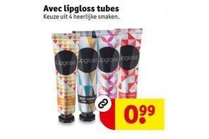 avec lipgloss tubes