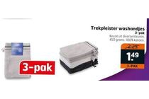 trekpleister washandjes