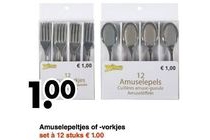 amuselepeltjes of vorkjes