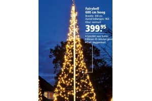 fairybell buitenverlichting 600 cm hoog nu eur399 95