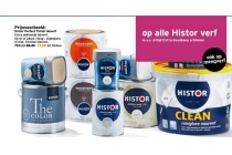 40 korting op het gehele assortiment histor verf