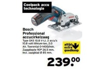 bosch professional accucirkelzaag nu eur239 00