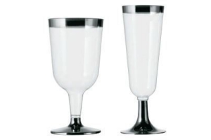 luxe plastic glazen