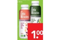 little miracles green and black tea 33 cl