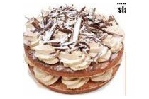 mokka hazelnoot slagroomtaartje