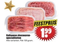 italiaanse vleeswaren specialiteiten