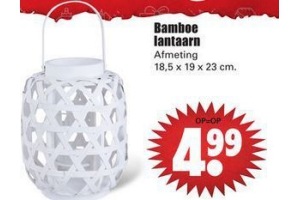 bamboe lantaarn