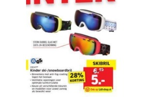 kinder ski snowboardbril