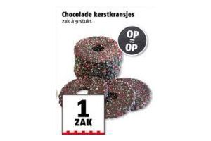 chocolade kerstkransjes