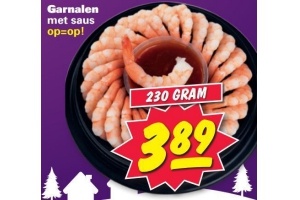 garnalen met saus