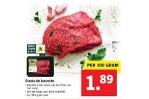 steak de bavette