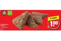 biologische triangel zonnepit donker of dubbel donker