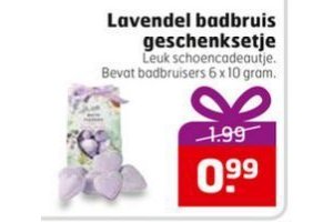 lavendel badbruis geschenksetje