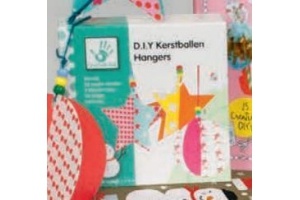 d i y hangers kerstbal