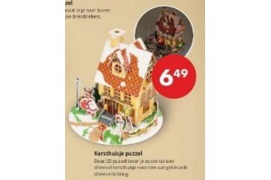 kersthuisje puzzel