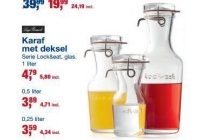 karaf met deksel