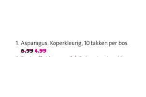 asparagus nu per bos eur4 99