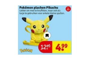 pokemon pluchen pikachu