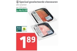 spar speciaal geselecteerde vleeswaren