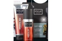 vogue men oriental red cadeauset