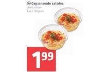 gegarneerde salade