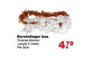 kerstslinger boa nu eur4 79