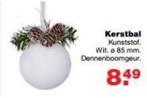 kerstbal nu eur8 49