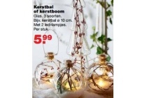 glazen kerstbal of kerstboom nu eur5 99 per stuk