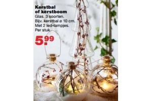 glazen kerstbal of kerstboom nu eur5 99 per stuk