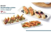 rechthoekige schalen