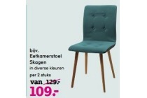 eetkamerstoel skagen per 2 stuks eur109 00