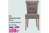 eetkamerstoel serra nu per 2 stuks eur159 00