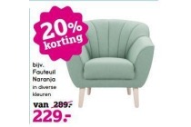 fauteuil naranja nu eur229