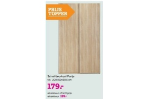 schuifdeurkast parijs nu eur179 00