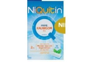 niquitin mint kauwgom